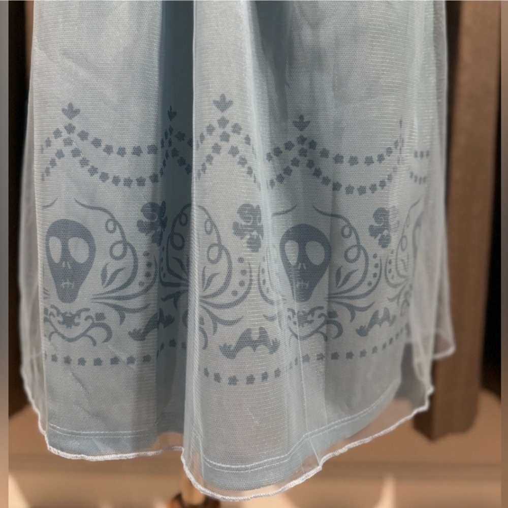 Light Blue Girls' Short-Sleeve Nightgown - Picture 8 of 13